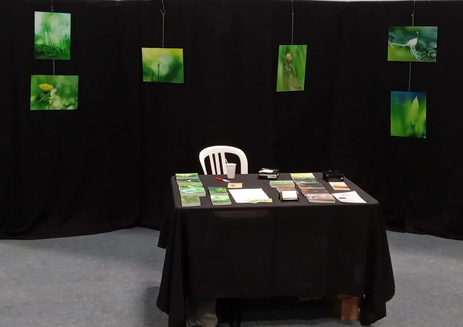 stand Stand lors d'un festival de photo nature